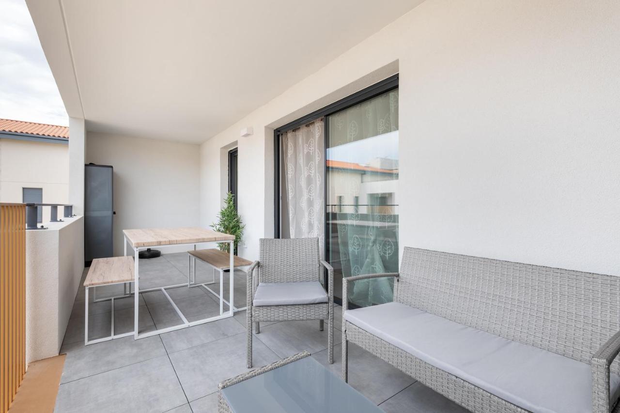 Le Corinthe - Appt Classe 3 Etoiles Et Climatise Marseillan  Exteriör bild