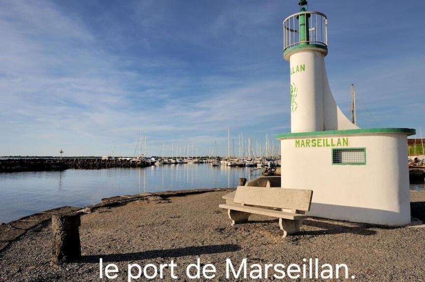 Le Corinthe - Appt Classe 3 Etoiles Et Climatise Marseillan  Exteriör bild